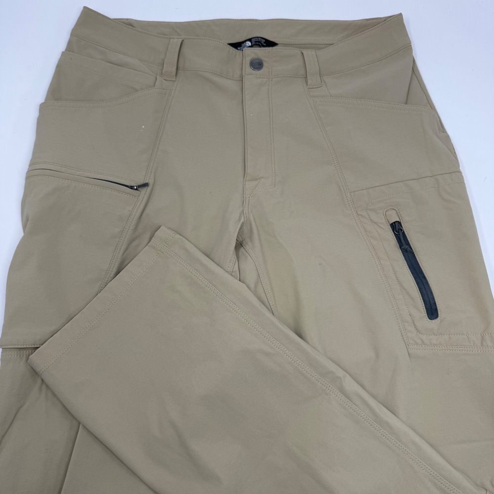 The North Face Mens Paramount Active Hiking Pants Tan Khaki 32 Regular Stretch